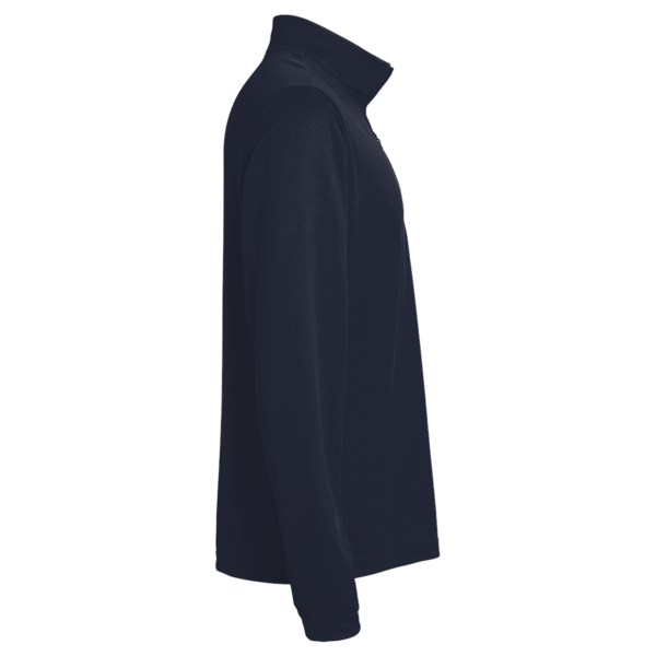 Harriton Men's Full-Zip Fleece, Navy, Right Sleeve view