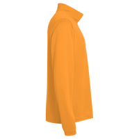 Harriton Men's Full-Zip Fleece, Safety Orange, Right Sleeve view