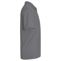 Harriton Men's Polyester Jersey Polo, Charcoal, Right Sleeve view