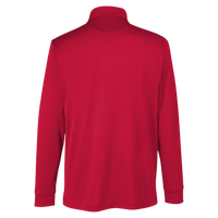 Harriton Men's Tall Advantage Long Sleeve Snag Protection Plus IL Polo, Red, Back view