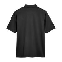 Harriton Men's Tall Advantage Snag Protection Plus IL Polo, Black, Back view