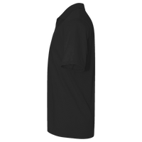 Harriton Men's Tall Advantage Snag Protection Plus IL Polo, Black, Left Sleeve view