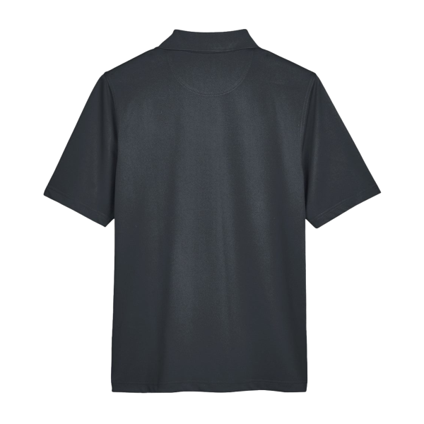 Harriton Men's Tall Advantage Snag Protection Plus IL Polo, Dark Charcoal, Back view