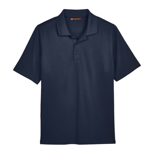 Harriton Men's Tall Advantage Snag Protection Plus IL Polo, Dark Navy, Front view