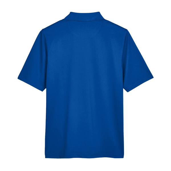 Harriton Men's Tall Advantage Snag Protection Plus IL Polo, True Royal, Back view