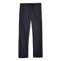 Harriton Unisex Restore Scrub Pants, Black, Front view