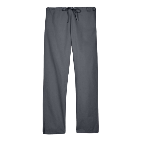 Harriton Unisex Restore Scrub Pants, Dark Charcoal, Front view