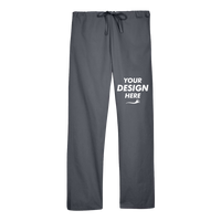 Harriton Unisex Restore Scrub Pants, Dark Charcoal, Front view, Mockup