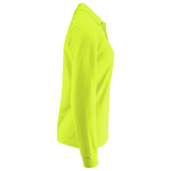 Harriton Women's Advantage Long Sleeve Tactical Polo, Safety Yellow, Right Sleeve view