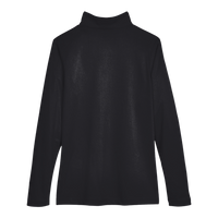 Harriton Women's Advantage Snag Protection Plus Quarter-Zip Pullover, Black, Back view
