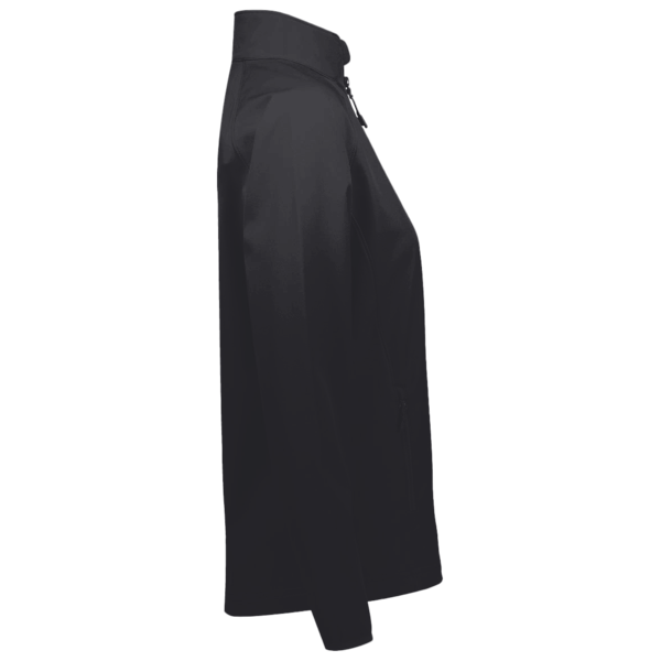 Harriton Women's Advantage Snag Protection Plus Quarter-Zip Pullover, Black, Right Sleeve view