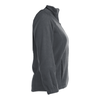 Harriton Women's Full-Zip Fleece, Charcoal, Right Sleeve view