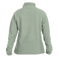 Harriton Women's Full-Zip Fleece, Dill, Back view