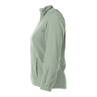 Harriton Women's Full-Zip Fleece, Dill, Left Sleeve view