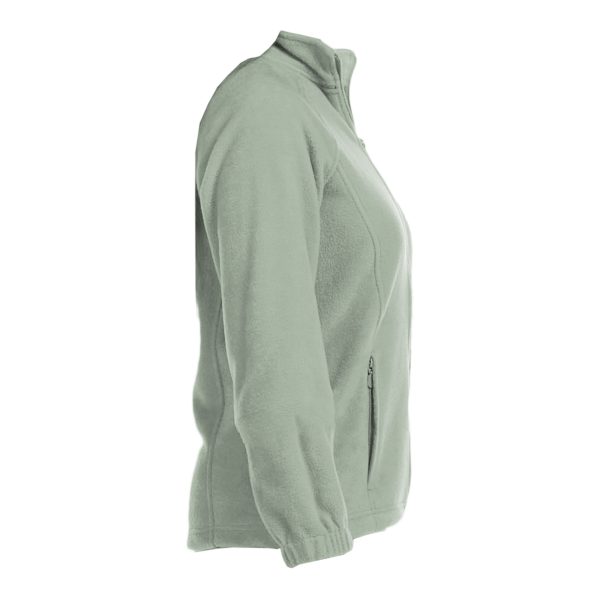 Harriton Women's Full-Zip Fleece, Dill, Right Sleeve view