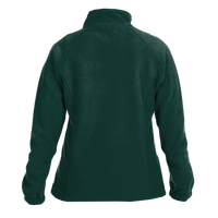Harriton Women's Full-Zip Fleece, Hunter, Back view