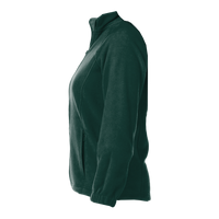 Harriton Women's Full-Zip Fleece, Hunter, Left Sleeve view