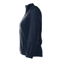 Harriton Women's Full-Zip Fleece, Navy, Left Sleeve view