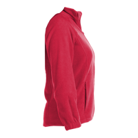 Harriton Women's Full-Zip Fleece, Red, Right Sleeve view
