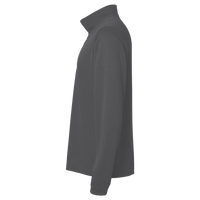 Harriton Youth Full-Zip Fleece, Charcoal, Left Sleeve view