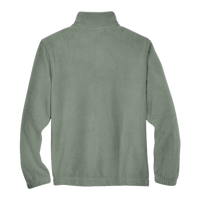 Harriton Youth Full-Zip Fleece, Dill, Back view