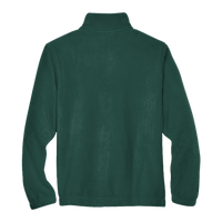 Harriton Youth Full-Zip Fleece, Hunter, Back view