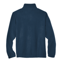 Harriton Youth Full-Zip Fleece, Navy, Back view