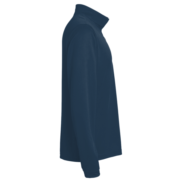 Harriton Youth Full-Zip Fleece, Navy, Right Sleeve view