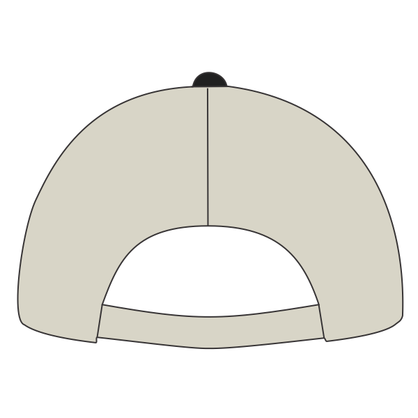 Imperial North Country Trucker Cap, Buckthorn Brown / Black / Stone, Back view
