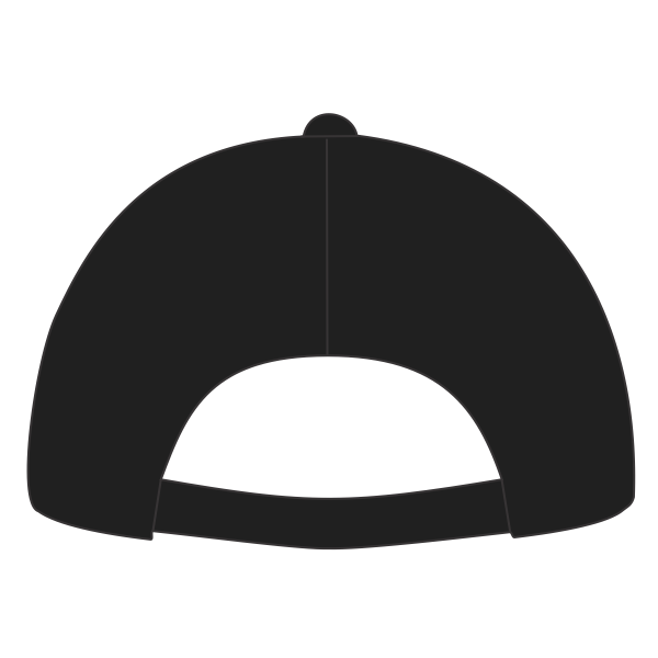 Imperial North Country Trucker Cap, Camo / Black / Black, Back view