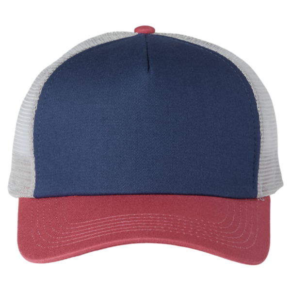 Imperial North Country Trucker Cap, Royal / Nantucket / Grey, Front view