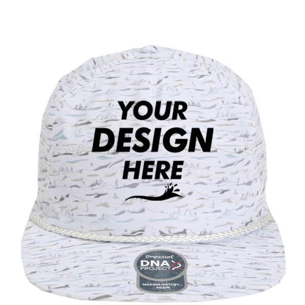 Imperial The Aloha Rope Cap, Desert / Desert, Front view, Mockup
