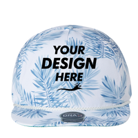 Imperial The Aloha Rope Cap, Floral Mist / Floral Mist, Front view, Mockup