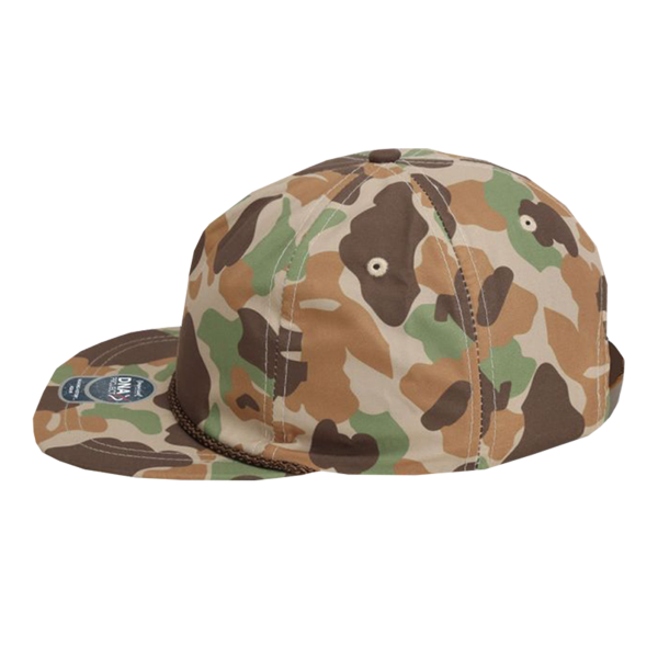 Imperial The Aloha Rope Cap, Frog Skin Camo / Brown, Left Side view