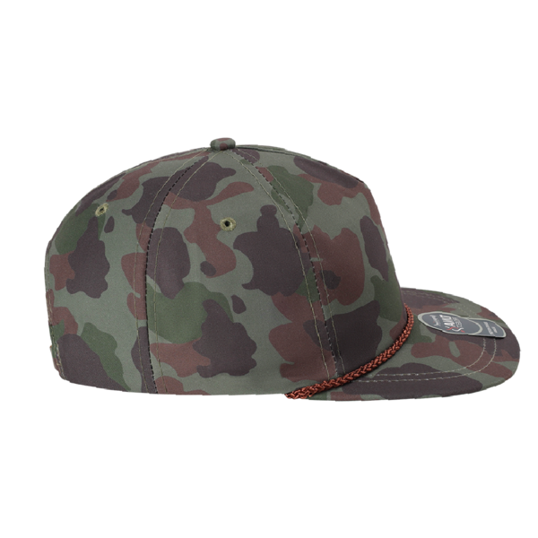 Imperial The Aloha Rope Cap, Frog Skin Camo / Green, Right Side view