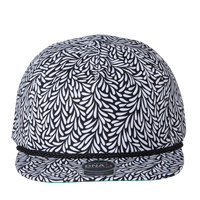 Imperial The Aloha Rope Cap, Throwback Black / Throwback Black, Front view
