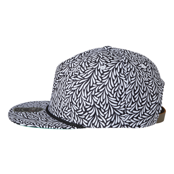 Imperial The Aloha Rope Cap, Throwback Black / Throwback Black, Left Side view