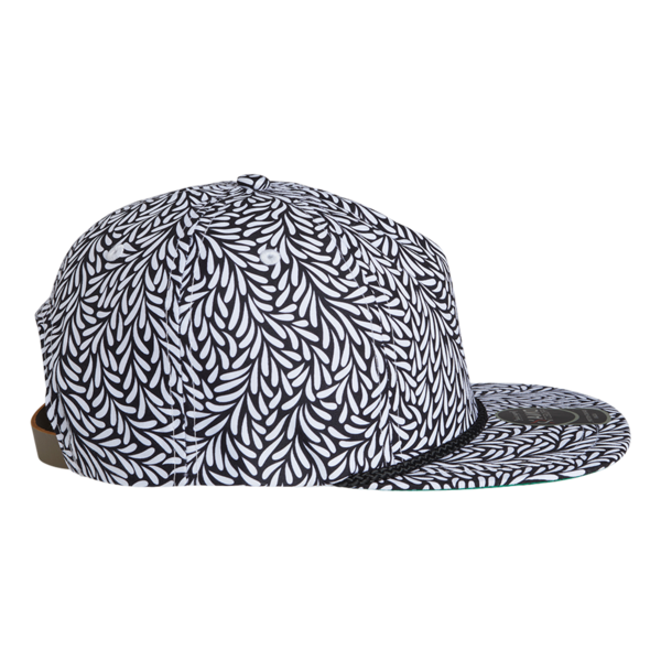 Imperial The Aloha Rope Cap, Throwback Black / Throwback Black, Right Side view
