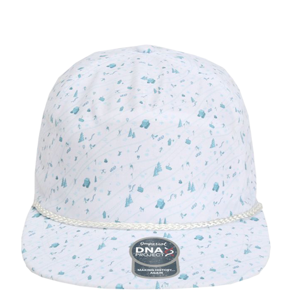Imperial The Aloha Rope Cap, Winter Blue / Winter Blue, Front view
