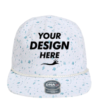 Imperial The Aloha Rope Cap, Winter Blue / Winter Blue, Front view, Mockup