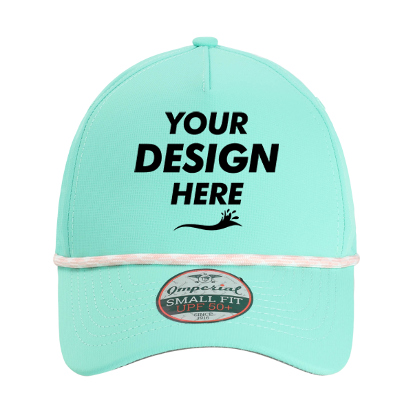 Imperial The Corral Cap, Aqua / Aqua, Front view, Mockup