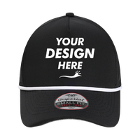 Imperial The Corral Cap, Black / White, Front view, Mockup