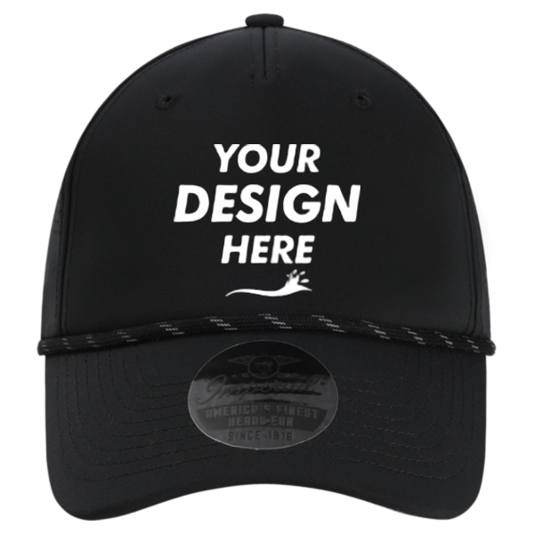 Imperial The Dyno Cap, Black, Front view, Mockup