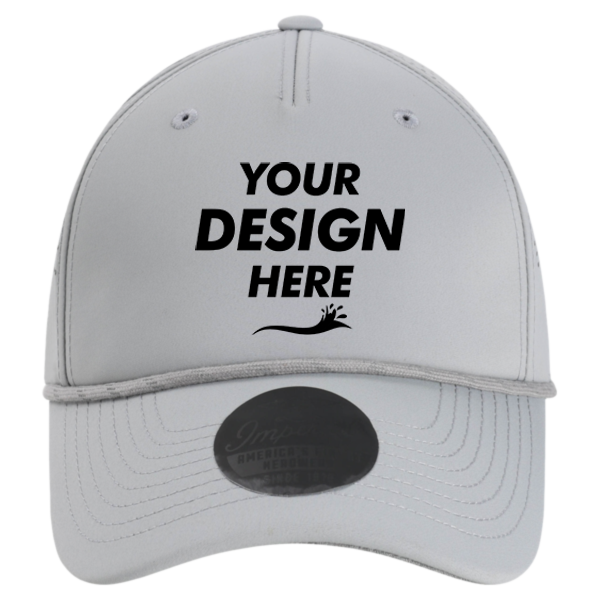 Imperial The Dyno Cap, Grey, Front view, Mockup