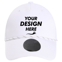 Imperial The Dyno Cap, White, Front view, Mockup