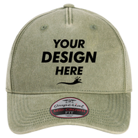 Imperial The Gambit Cap, Olive Green, Front view, Mockup