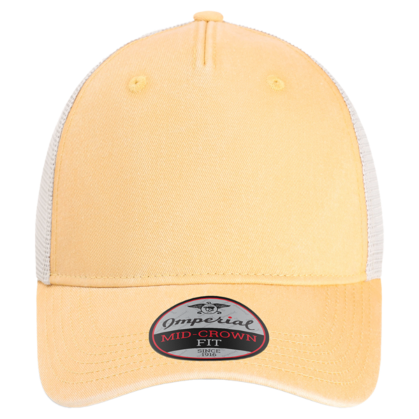 Imperial The Gambit Mesh Back Cap, Apricot / Stone, Front view