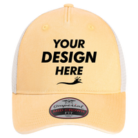 Imperial The Gambit Mesh Back Cap, Apricot / Stone, Front view, Mockup