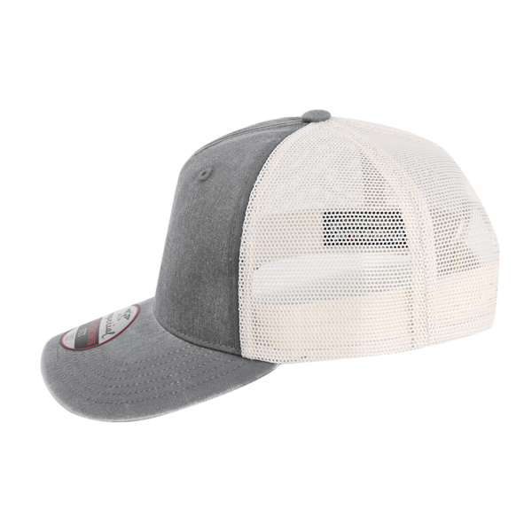 Imperial The Gambit Mesh Back Cap, Charcoal / Stone, Left Side view