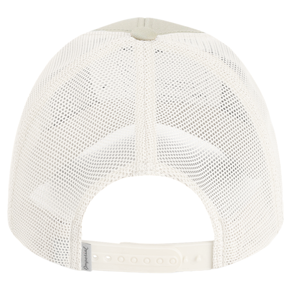 Imperial The Gambit Mesh Back Cap, Stone Khaki / Stone, Back view